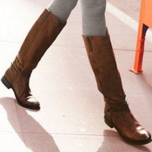 Frye Boots Lindsay Plate Cognac